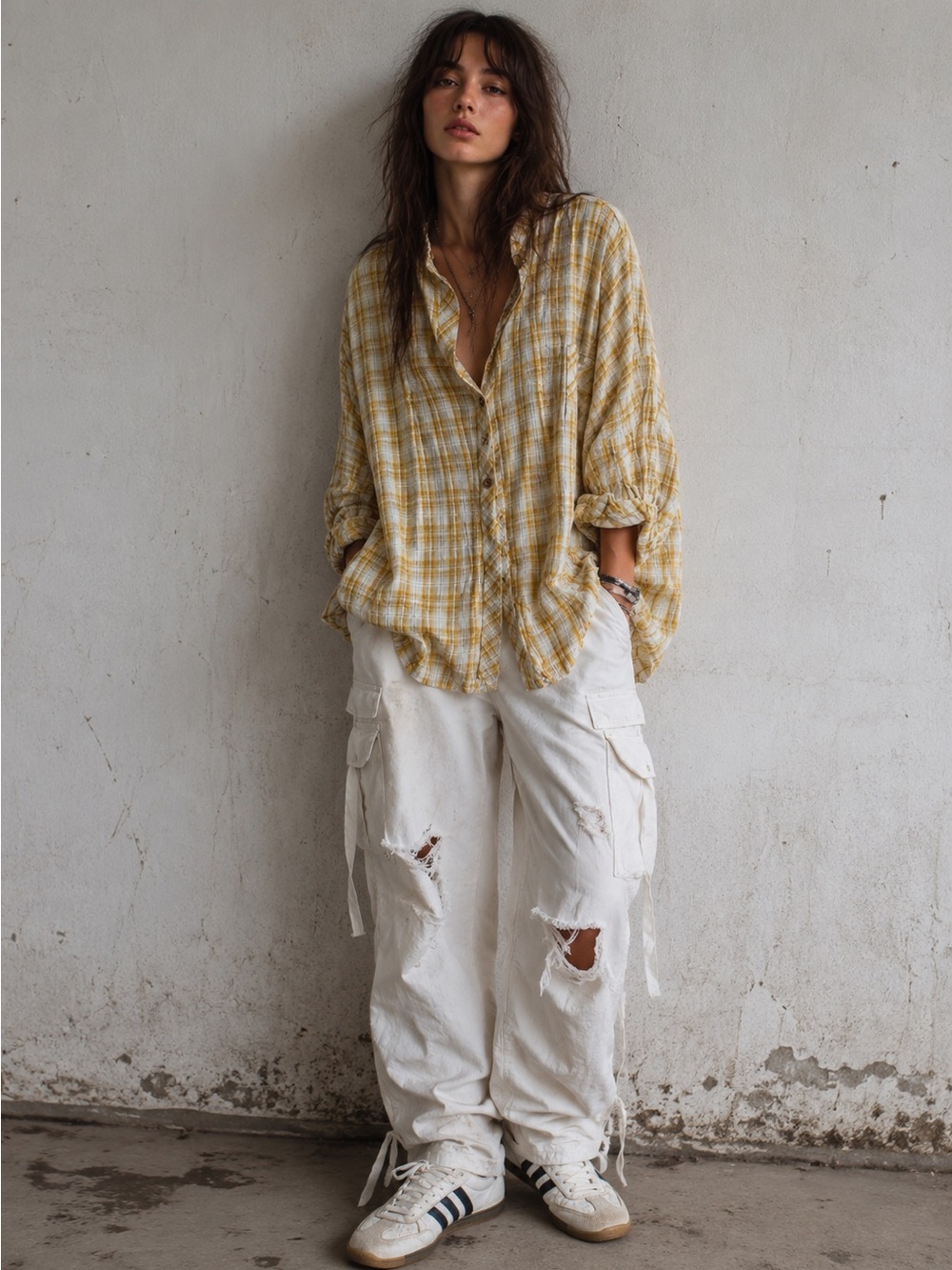 CRAM flowy oversized blouse